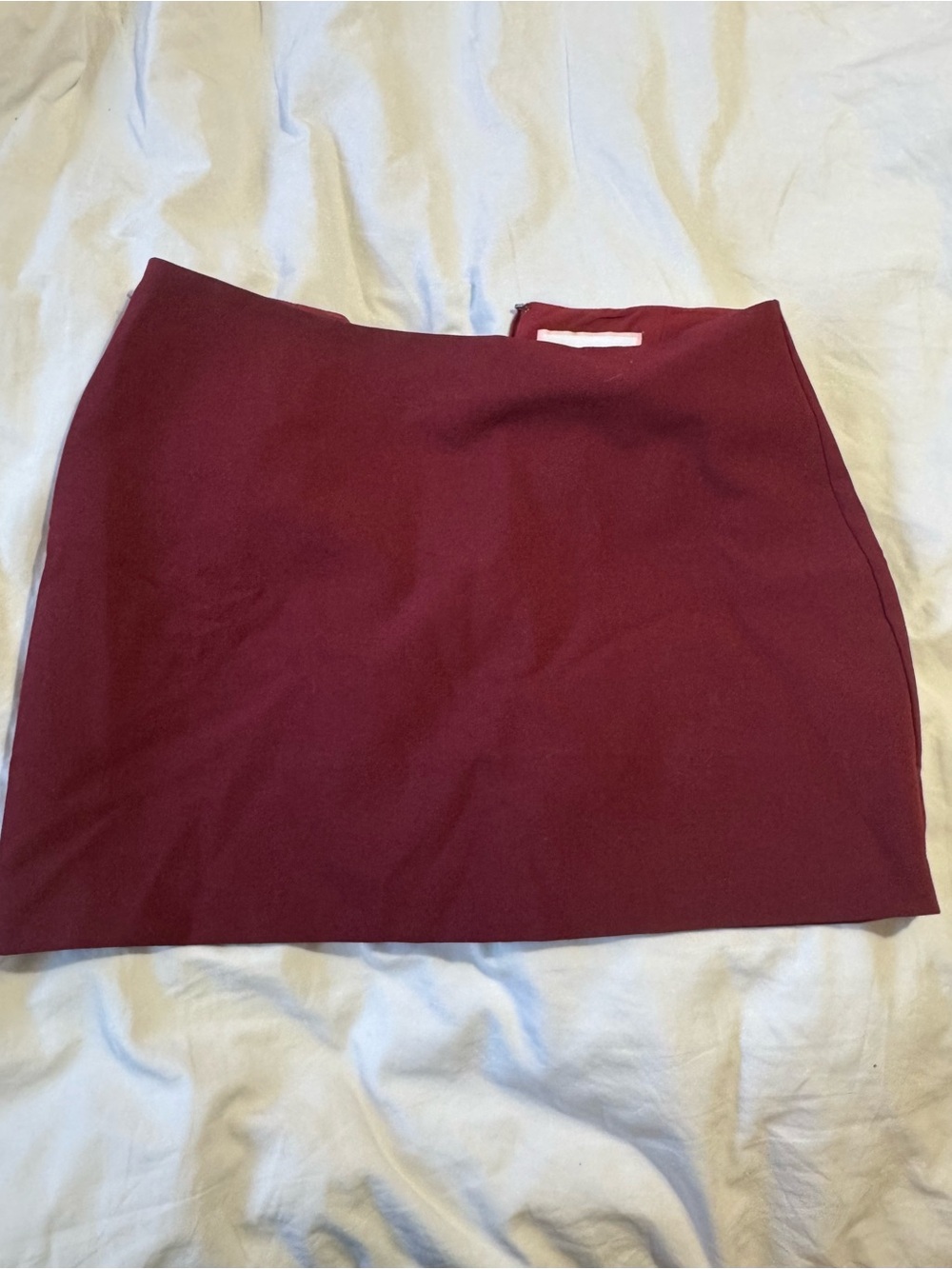 Alexia Admor Wine Red Mini Skirt